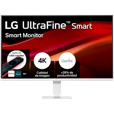 LG Monitor PC 80 cm (31,5") MyView Smart Monitor 32U501SB, 120 Hz, Full HD. Blanco LG Monitor PC 80 cm (31,5") MyView Smart Monitor 32U501SB, 120 Hz, Full HD. Blanco