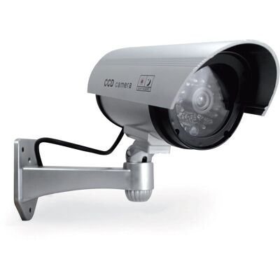 Cámara de vigilancia falsa AVIDSEN con LED intermitente Cámara de vigilancia falsa AVIDSEN con LED intermitente