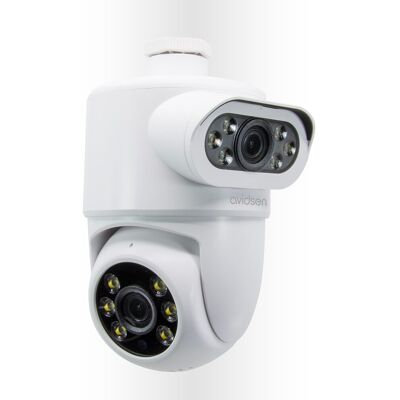 AVIDSEN Cámaras de seguridad - 2K Dual PTZ para exteriores AVIDSEN Cámaras de seguridad - 2K Dual PTZ para exteriores
