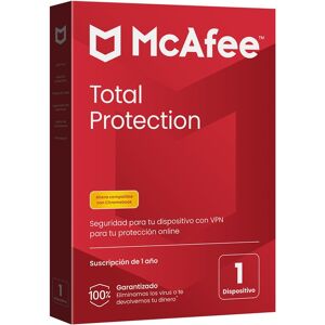 Mcafee Total Protection, Antivirus y seguridad en Internet para 1 dispositivo (Windows/Mac/Android/iOS), Suscripción de 1 año. Mcafee Total Protection, Antivirus y seguridad en Internet para 1 dispositivo (Windows/Mac/Android/iOS), Suscripción de 1 año.