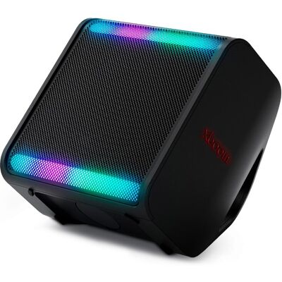 LG Altavoz gran potencia xboom Stage 301, 120W, Bluetooth 5.3 Miracast, hasta 12h batería intercambiable, karaoke, luces LED, para fiestas. Negro LG Altavoz gran potencia xboom Stage 301, 120W, Bluetooth 5.3 Miracast, hasta 12h batería intercambiable, karaoke, luces LED, para fiestas. Negro