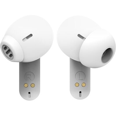 Vieta Auriculares True Wireless Twin 3, Bluetooth 6.0, ANC híbrida, hasta 28 horas de batería, dual pairing. Blanco Vieta Auriculares True Wireless Twin 3, Bluetooth 6.0, ANC híbrida, hasta 28 horas de batería, dual pairing. Blanco
