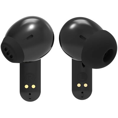 Vieta Auriculares True Wireless Twin 3, Bluetooth 6.0, ANC híbrida, hasta 28 horas de batería, dual pairing. Negro Vieta Auriculares True Wireless Twin 3, Bluetooth 6.0, ANC híbrida, hasta 28 horas de batería, dual pairing. Negro