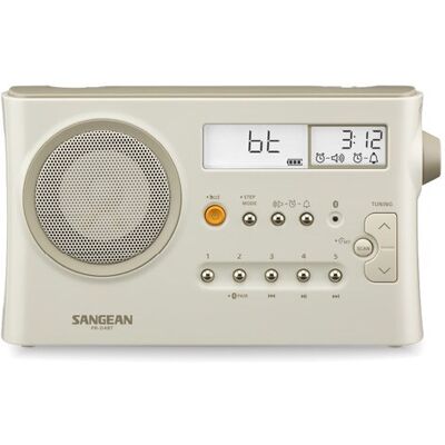 Sangean Radio portátil PR-D4BT, AM-FM y Bluetooth. Crema Sangean Radio portátil PR-D4BT, AM-FM y Bluetooth. Crema