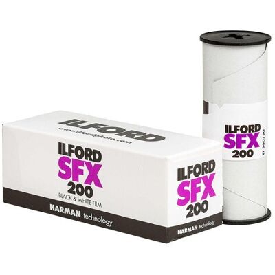 Ilford Película fotográfica SFX 200 Blanco y negro. Negro Ilford Película fotográfica SFX 200 Blanco y negro. Negro