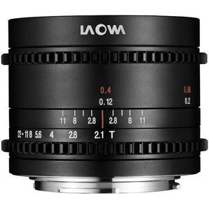 Laowa Objetivo 7.5mm T2.1 Cine MFT. Negro Laowa Objetivo 7.5mm T2.1 Cine MFT. Negro