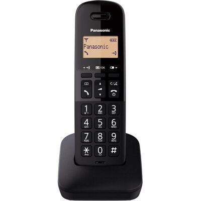 Panasonic Teléfono inalámbrico single KX-TGB610SP Dect negro. Negro Panasonic Teléfono inalámbrico single KX-TGB610SP Dect negro. Negro