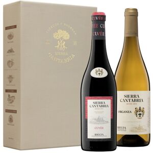 Sierra Cantabria Estuche vino tinto Cuvée 2020 y blanco Organza 2023 Rioja. Sierra Cantabria Estuche vino tinto Cuvée 2020 y blanco Organza 2023 Rioja.