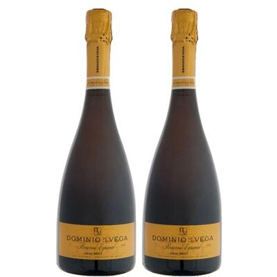 Vega+ Cava brut reserva especial Dominio de la Vega macabeo Valencia. Vega+ Cava brut reserva especial Dominio de la Vega macabeo Valencia.