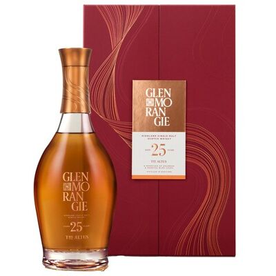 Glenmorangie Estuche whisky escocés The Altus single malt. Glenmorangie Estuche whisky escocés The Altus single malt.