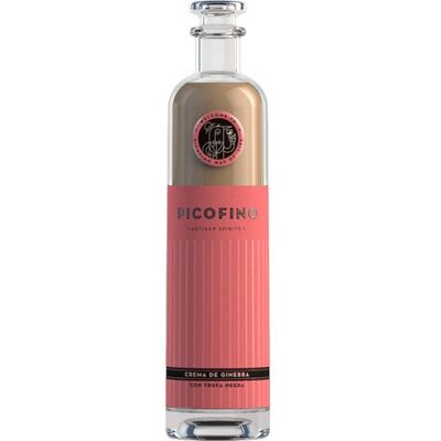Picofino Crema de ginebra con trufa negra . Picofino Crema de ginebra con trufa negra .