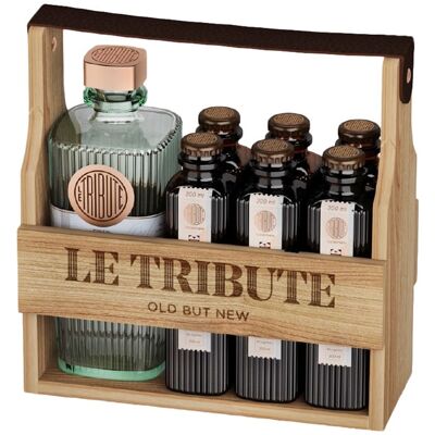 Le Tribute Estuche de ginebra y tónicas . Le Tribute Estuche de ginebra y tónicas .