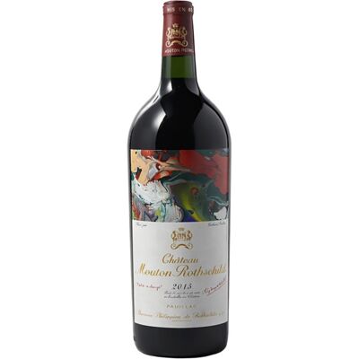 Château Mouton Rothschild Vino tinto 2015 Burdeos Mágnum. Château Mouton Rothschild Vino tinto 2015 Burdeos Mágnum.