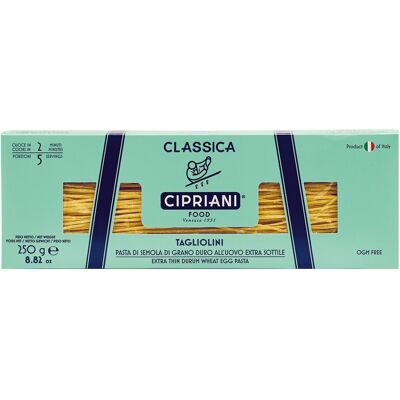 Cipriani Pasta italiana Tagliolini bianchi al huevo . Cipriani Pasta italiana Tagliolini bianchi al huevo .