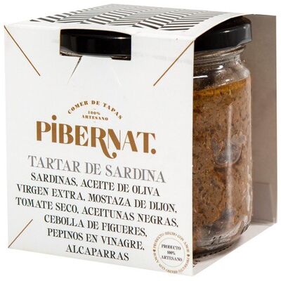 Pibernat Tartar de sardinas 100% artesano . Pibernat Tartar de sardinas 100% artesano .