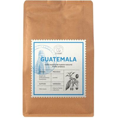 Club del Gourmet Café molido tueste natural 100% Arábica origen Guatemala . Club del Gourmet Café molido tueste natural 100% Arábica origen Guatemala .