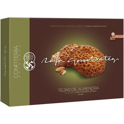 Rafa Gorrotxategi Tejas de almendra caramelizadas . Rafa Gorrotxategi Tejas de almendra caramelizadas .