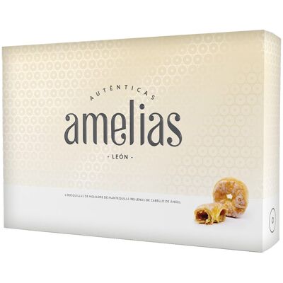 Nazaré Amelias de hojaldre artesanas rellenas de cabello de ángel . Nazaré Amelias de hojaldre artesanas rellenas de cabello de ángel .