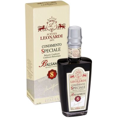 Leonardi Condimento Balsámico agridulce cápsula de plata . Leonardi Condimento Balsámico agridulce cápsula de plata .
