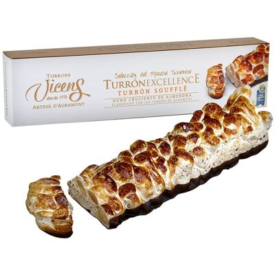 Vicens Turrón Soufflé Duro Almendra bañado con Chocolate Torrons Excellence. Vicens Turrón Soufflé Duro Almendra bañado con Chocolate Torrons Excellence.