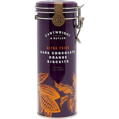 Cartwright & Butler Cartwright & Butler - Galletas de chocolate negro y naranja extra gruesas Cartwright & Butler. Cartwright & Butler Cartwright & Butler - Galletas de chocolate negro y naranja extra gruesas Cartwright & Butler.