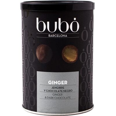 Bubó Bombones de chocolate negro con jengibre . Bubó Bombones de chocolate negro con jengibre .