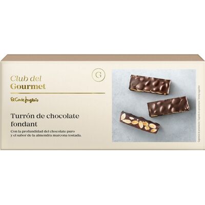 Club del Gourmet Turrón de chocolate fondant . Club del Gourmet Turrón de chocolate fondant .