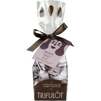 Tartuflanghe Bombones de praliné de chocolate negro Trifulòt . Tartuflanghe Bombones de praliné de chocolate negro Trifulòt .