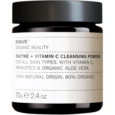 Evolve Organic Beauty Enzima + Vitamina C Limpiador en Polvo - 70g Evolve Organic Beauty Enzima + Vitamina C Limpiador en Polvo - 70g