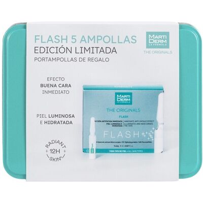 MartiDerm Ampollas faciales Ed. Limitada Flash 5 amp + Portampollas . MartiDerm Ampollas faciales Ed. Limitada Flash 5 amp + Portampollas .