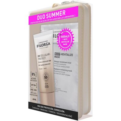 Filorga Pack Proteccion Facial Antiedad 50+ Uv Cellular 40 Ml . Filorga Pack Proteccion Facial Antiedad 50+ Uv Cellular 40 Ml .