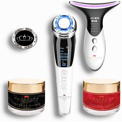 Masajeador Facial Drakefor QLINIQ DUPLO - Tratamiento rejuvenecedor Masajeador Facial Drakefor QLINIQ DUPLO - Tratamiento rejuvenecedor