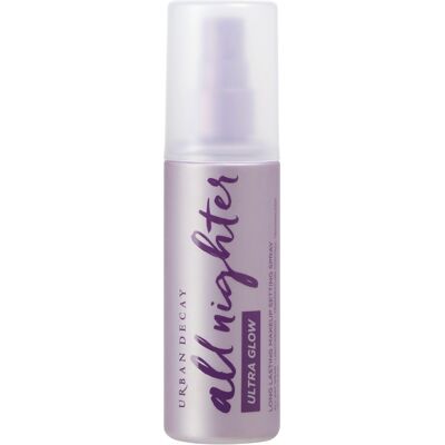 Urban Decay All Nighter Ultra Glow Spray - Spray fijador de maquillaje Urban Decay All Nighter Ultra Glow Spray - Spray fijador de maquillaje