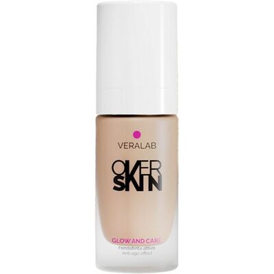 VERALAB Base de Maquillaje Glow And Care 30 ml Overskin. 6.5 AMBER 6.5 AMBER VERALAB Base de Maquillaje Glow And Care 30 ml Overskin. 6.5 AMBER 6.5 AMBER