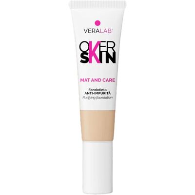 VERALAB Base de Maquillaje Mat And Care Overskin. 04 CREAM VERALAB Base de Maquillaje Mat And Care Overskin. 04 CREAM