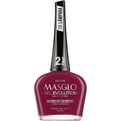MASGLO Esmalte Gel Evolution Efecto Gel 13,5 ml . (13 ml) Malvada MASGLO Esmalte Gel Evolution Efecto Gel 13,5 ml . (13 ml) Malvada