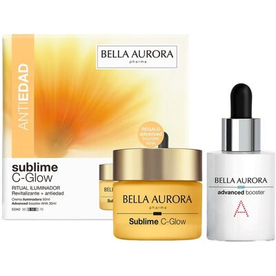 Bella Aurora Pack Sublime C-Glow + Advanced Booster Aha · Ritual Iluminador, Revitalizante Y Antiedad . Bella Aurora Pack Sublime C-Glow + Advanced Booster Aha · Ritual Iluminador, Revitalizante Y Antiedad .