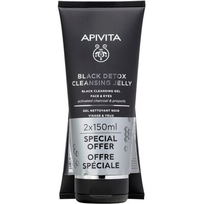 Apivita Gel Limpiador Detox Negro . Apivita Gel Limpiador Detox Negro .