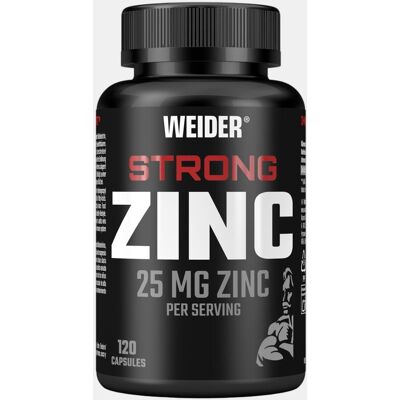 Weider Marca Zinc Strong 25mg - 120 cápsulas Weider Marca Zinc Strong 25mg - 120 cápsulas