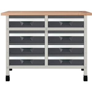 Wolfcraft Banco de trabajo modular 8 cajones M. Gris Wolfcraft Banco de trabajo modular 8 cajones M. Gris