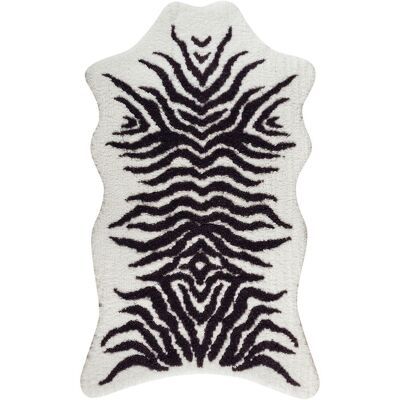 Graccioza Alfombra de baño Mountain Zebra . (60 x 100 cm) Gris Graccioza Alfombra de baño Mountain Zebra . (60 x 100 cm) Gris
