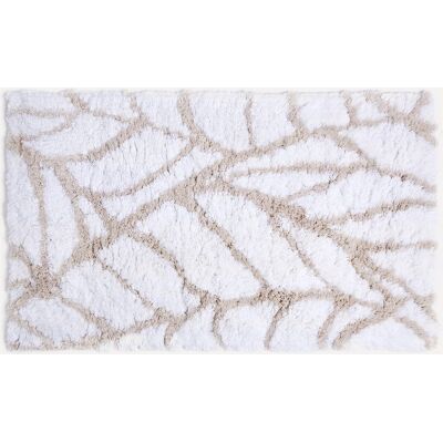 Graccioza Alfombra de baño Leaves . (50 x 80 cm) Topo Graccioza Alfombra de baño Leaves . (50 x 80 cm) Topo