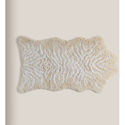 Graccioza Alfombra de baño Mountain Zebra . (60 x 100 cm) Beige Graccioza Alfombra de baño Mountain Zebra . (60 x 100 cm) Beige