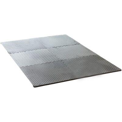 Mottez 6 alfombrillas multiusos . Gris Mottez 6 alfombrillas multiusos . Gris