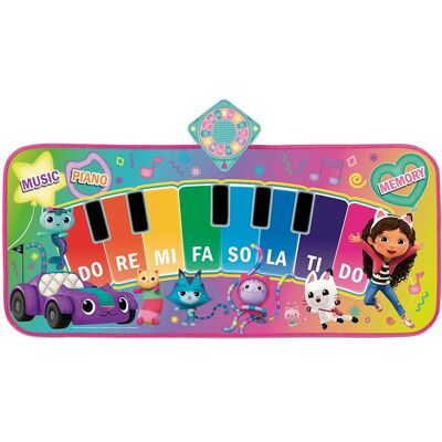 Jakks Pacific Alfombra Musical Piano Gabby con 3 Modos de Juegos y Sonidos Gabby´s Dollhouse . Jakks Pacific Alfombra Musical Piano Gabby con 3 Modos de Juegos y Sonidos Gabby´s Dollhouse .