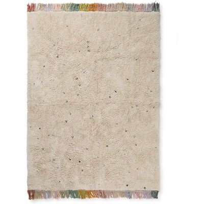 Alfombra de algodón Stardust natural Lorena Canals - Hecha a mano, lavable, 120x160 cm Alfombra de algodón Stardust natural Lorena Canals - Hecha a mano, lavable, 120x160 cm