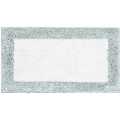 Graccioza Alfombra de baño Bicolore . (70 x 120 cm) Azul claro Graccioza Alfombra de baño Bicolore . (70 x 120 cm) Azul claro