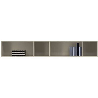 BoConcept Estantería de melamina lacada Como . Gris ceniza BoConcept Estantería de melamina lacada Como . Gris ceniza