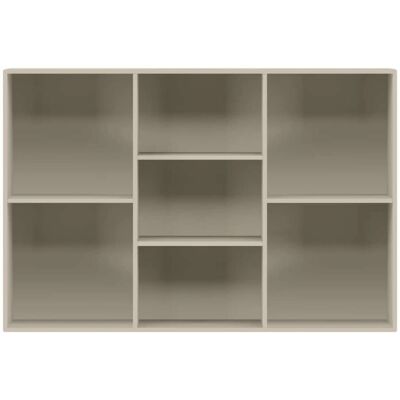 BoConcept Estantería de melamina lacada Como . Gris ceniza BoConcept Estantería de melamina lacada Como . Gris ceniza
