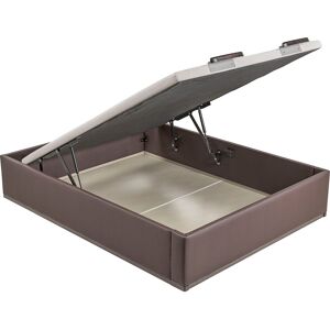 Lattoflex Canapé abatible en polipiel Box Dekor MDF . (Cama 90 x 190 cm) Wengué Lattoflex Canapé abatible en polipiel Box Dekor MDF . (Cama 90 x 190 cm) Wengué